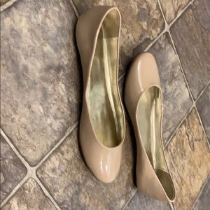 Xhilaration Shoes - Xhilaration patent nude flats - never worn Xhilaration Shoes - Xhilaration patent nude flats - never worn